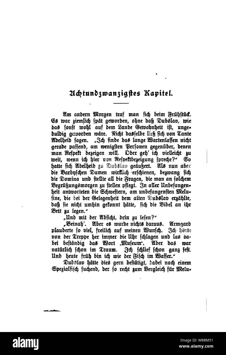 Der Stechlin (Fontane) 342. Banque D'Images