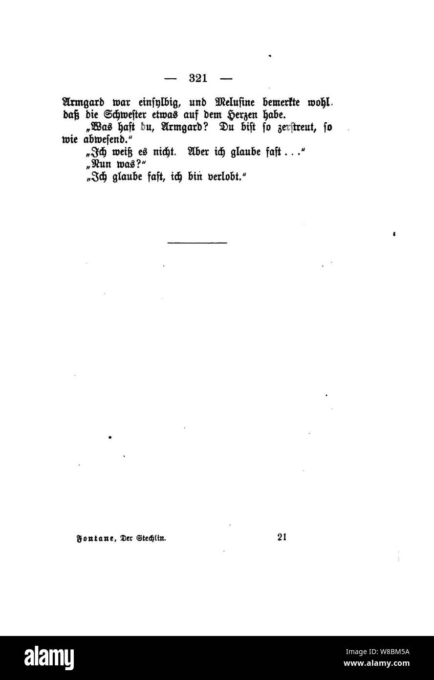 Der Stechlin (Fontane) 321. Banque D'Images