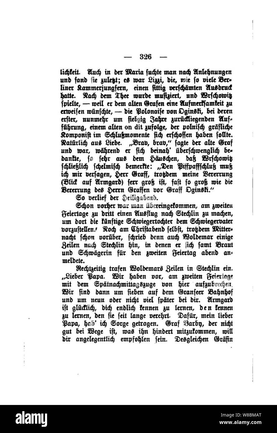 Der Stechlin (Fontane) 326. Banque D'Images