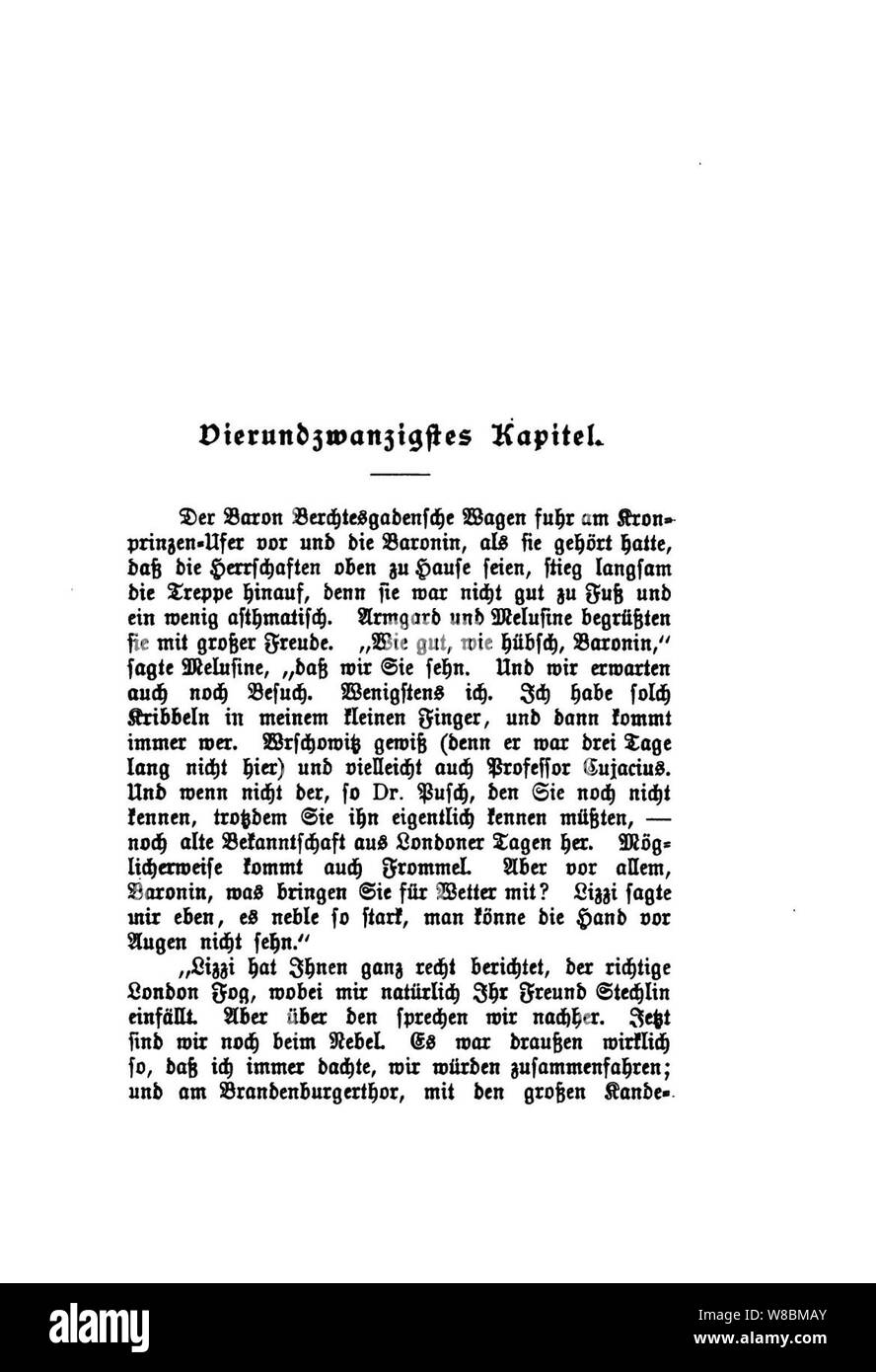 Der Stechlin (Fontane) 297. Banque D'Images