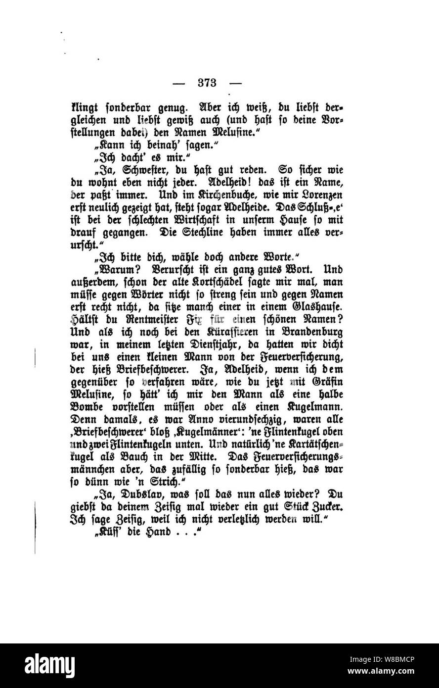 Der Stechlin (Fontane) 373. Banque D'Images