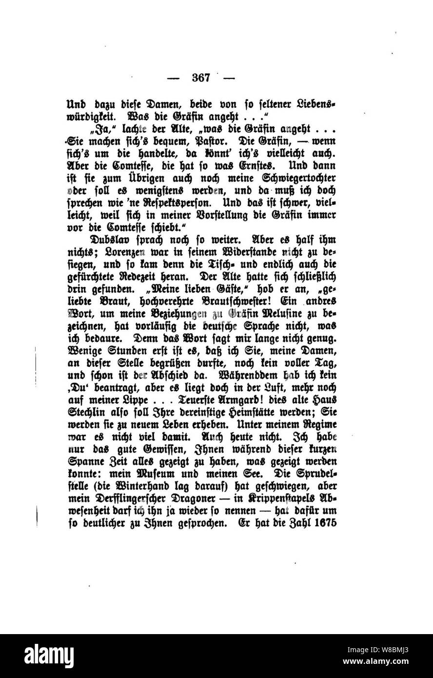 Der Stechlin (Fontane) 367. Banque D'Images