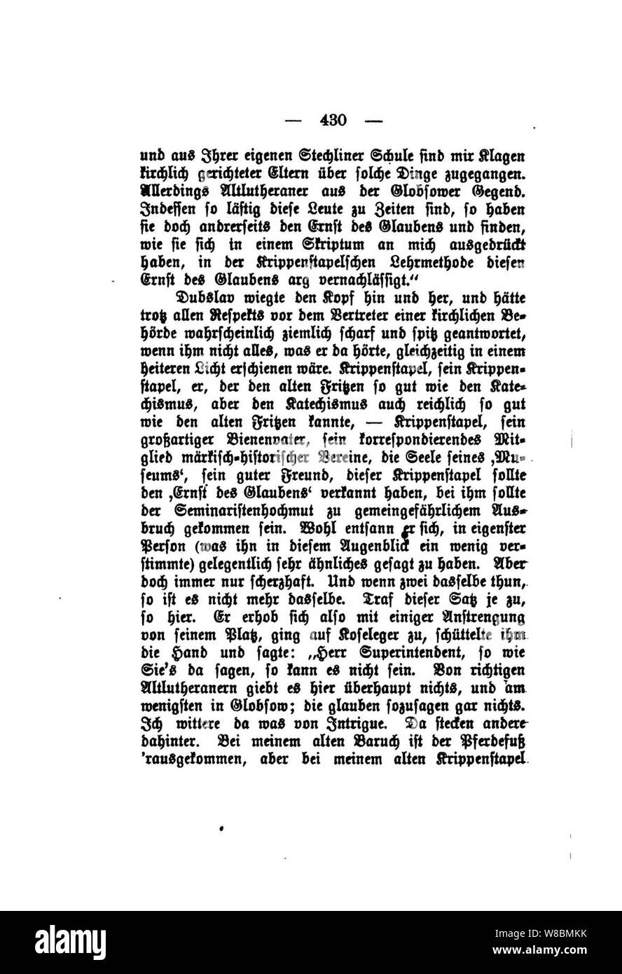 Der Stechlin (Fontane) 430. Banque D'Images