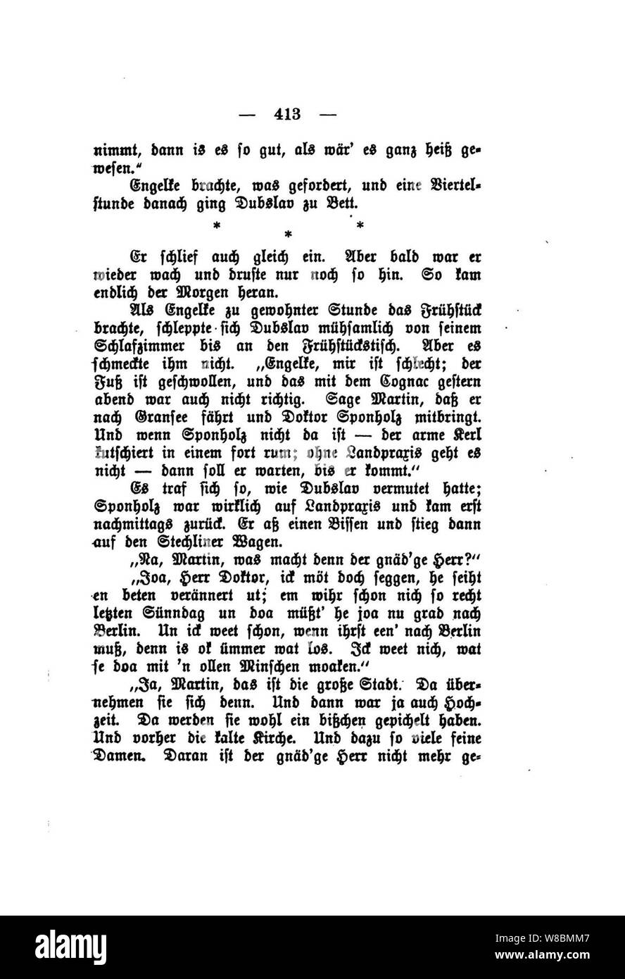 Der Stechlin (Fontane) 413. Banque D'Images