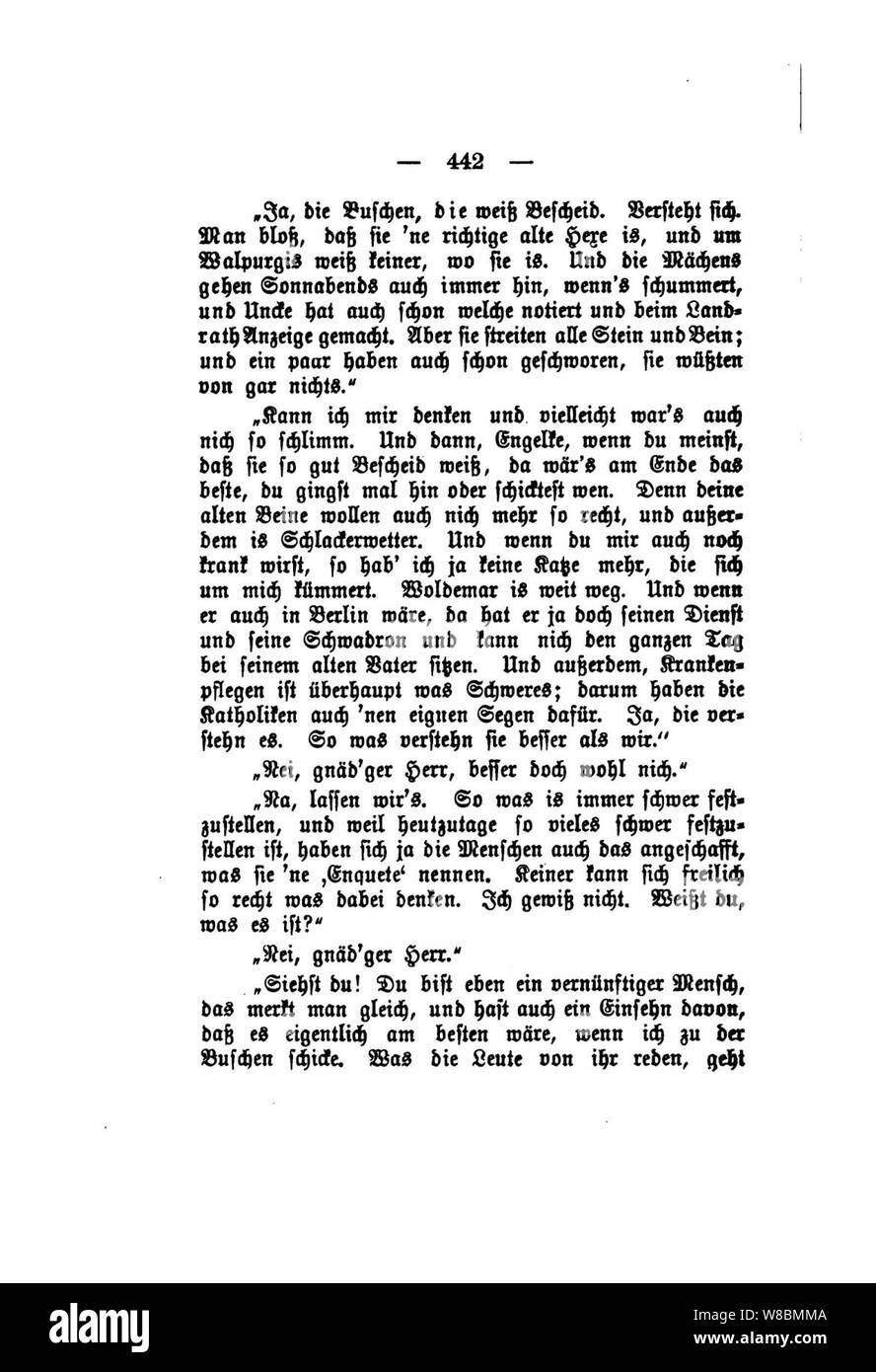 Der Stechlin (Fontane) 442. Banque D'Images