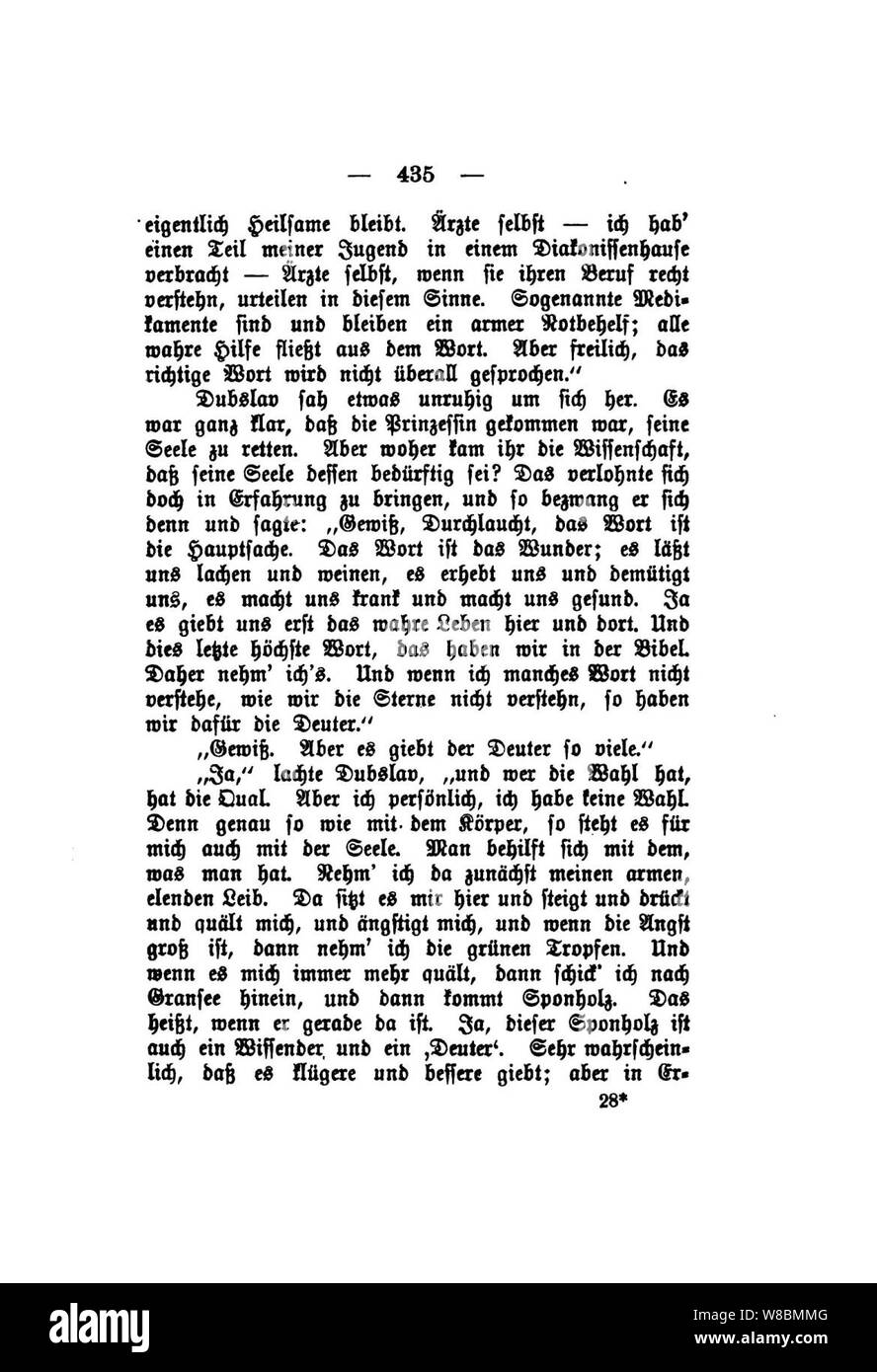 Der Stechlin (Fontane) 435. Banque D'Images