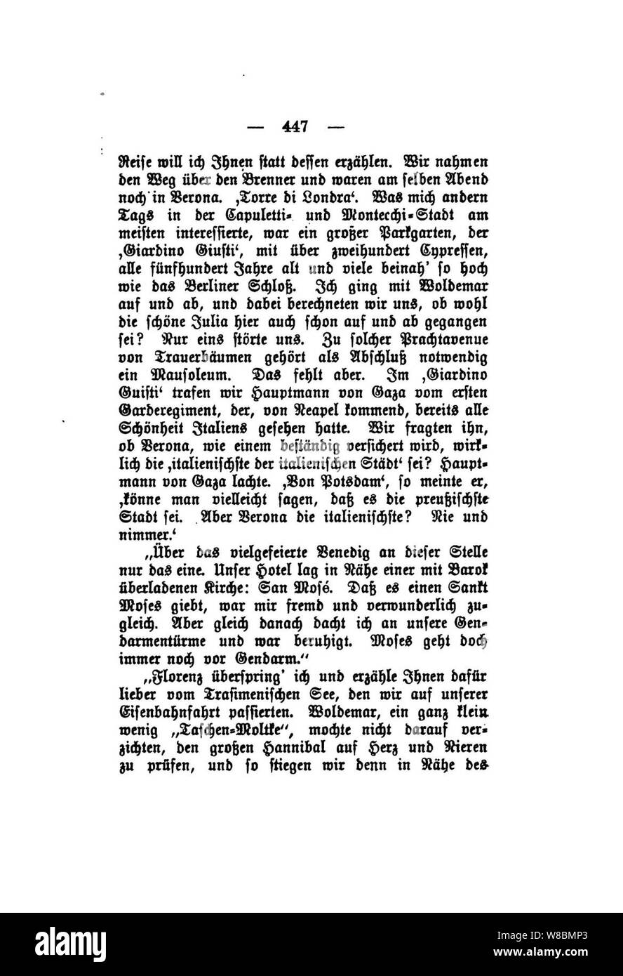 Der Stechlin (Fontane) 447. Banque D'Images