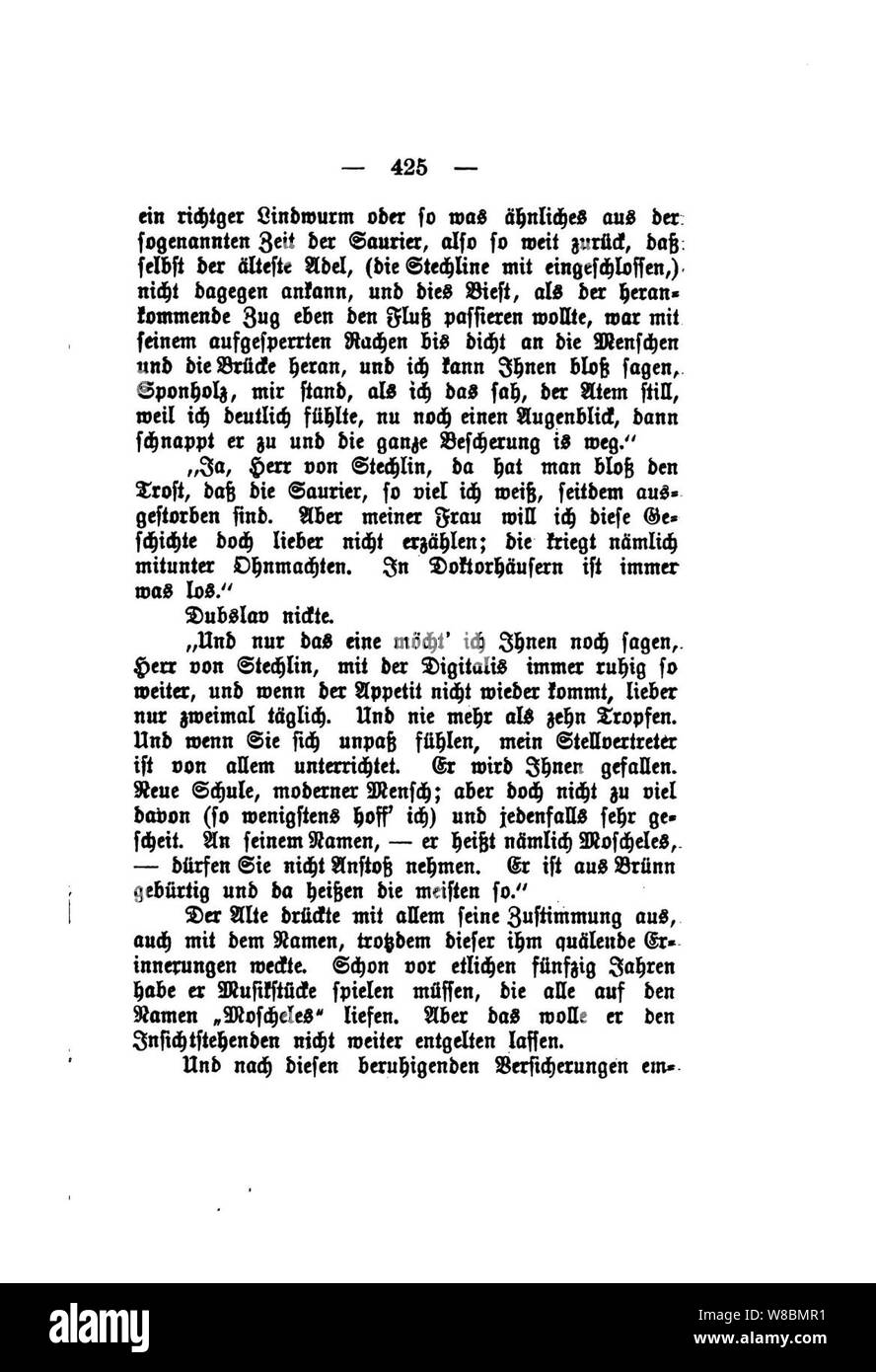 Der Stechlin (Fontane) 425. Banque D'Images