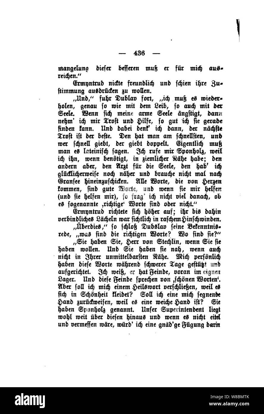 Der Stechlin (Fontane) 436. Banque D'Images