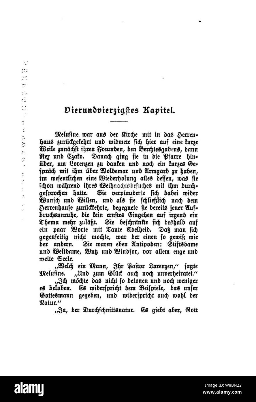 Der Stechlin (Fontane) 505. Banque D'Images