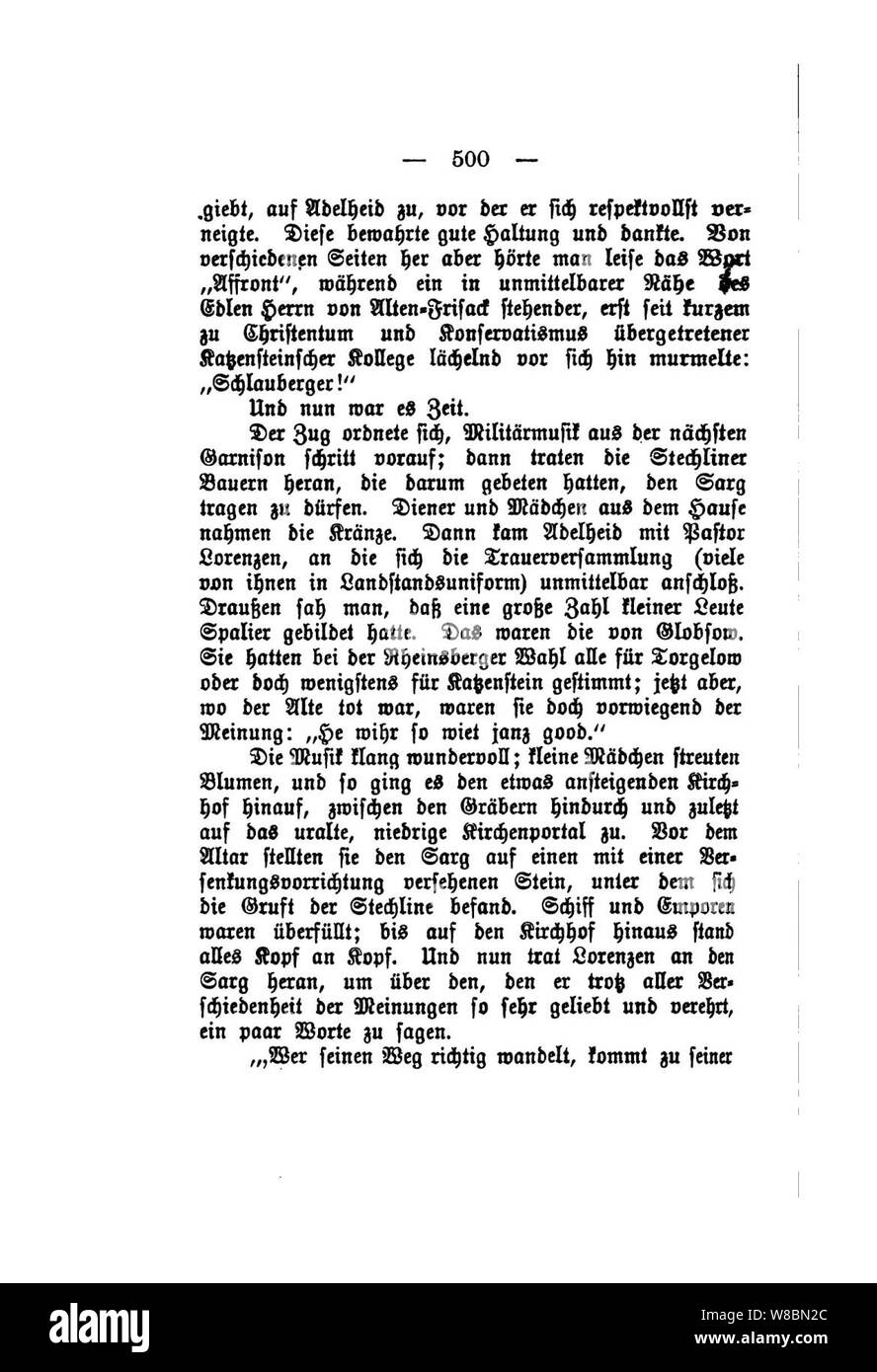 Der Stechlin (Fontane) 500. Banque D'Images