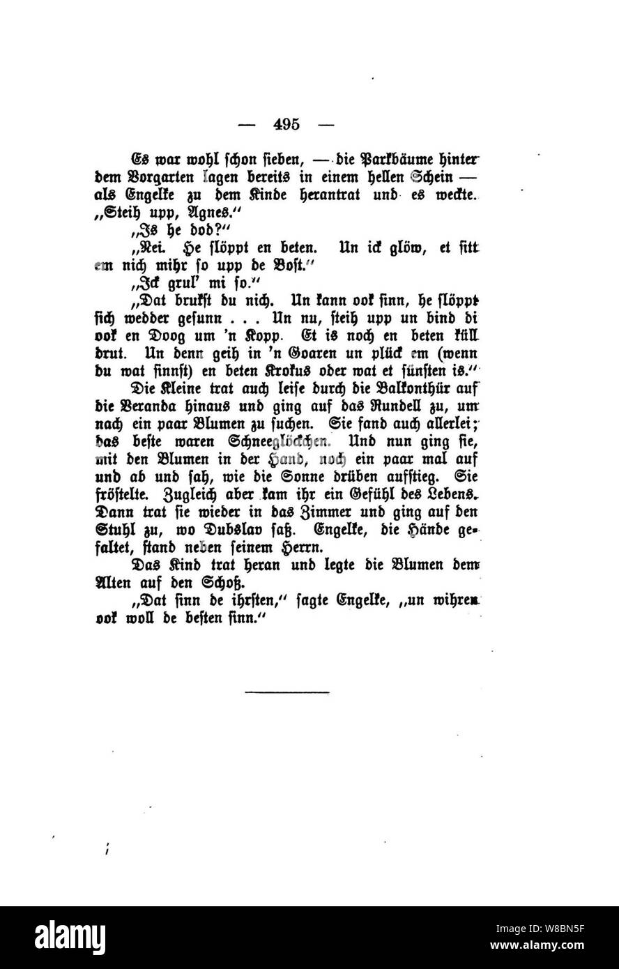 Der Stechlin (Fontane) 495. Banque D'Images