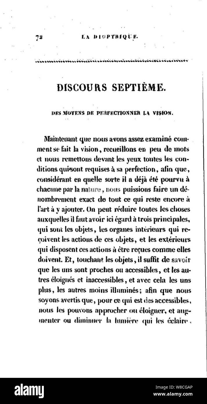 Descartes V, 079. Banque D'Images