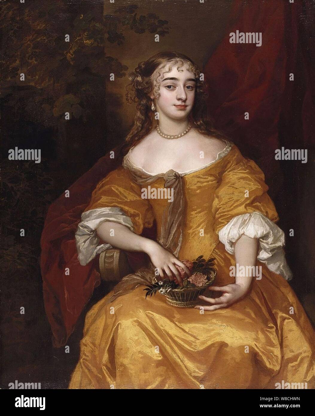 Margaret Brooke, Lady Denham, 1663-5, par Lely. Banque D'Images