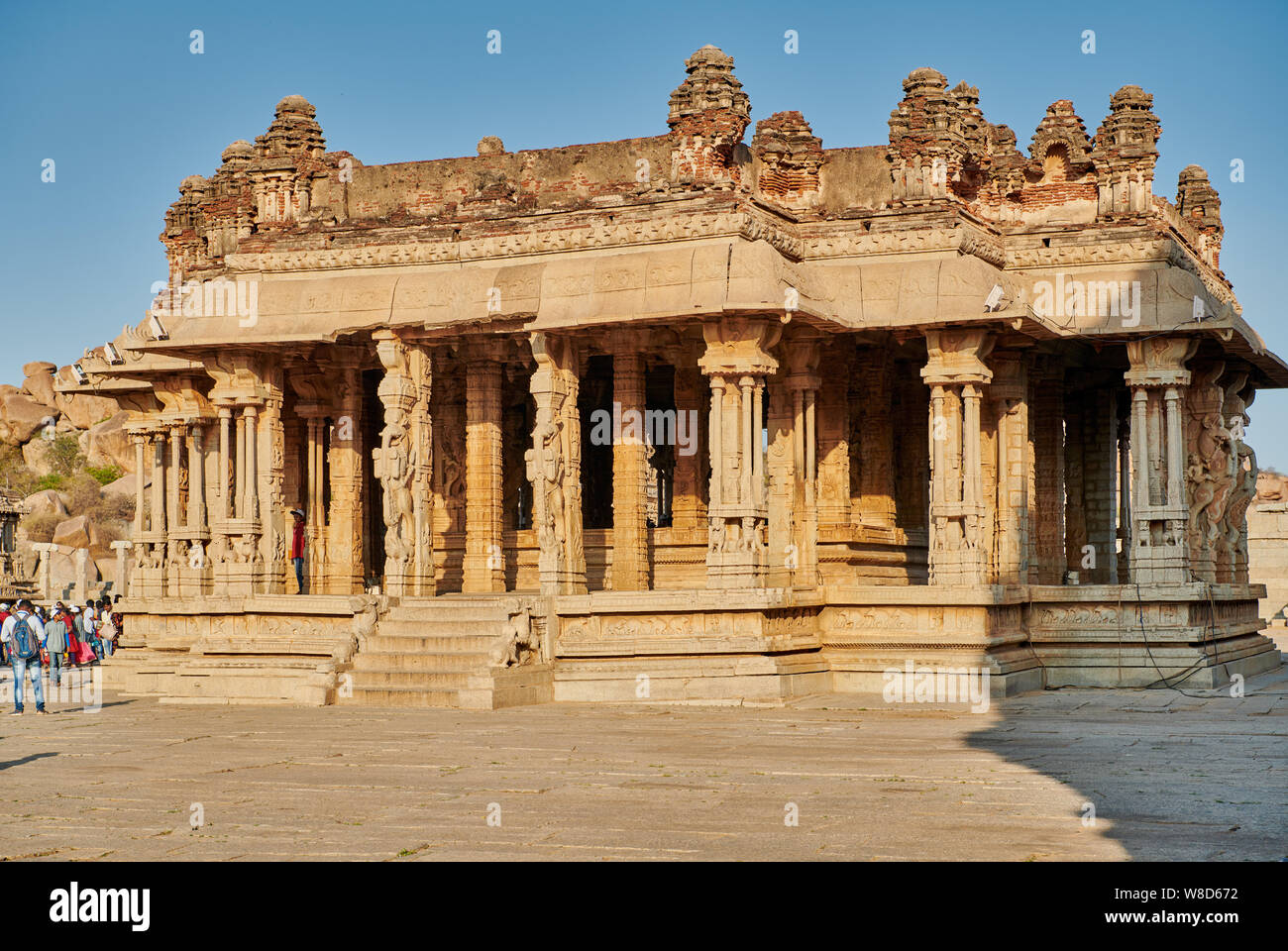 Vijaya Vittala Temple, Hampi, UNESCO world heritge site, Karnataka, Inde Banque D'Images