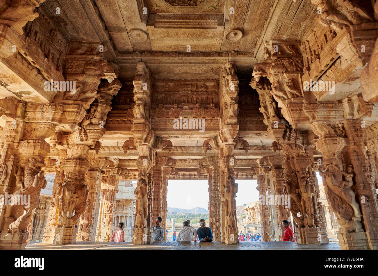 Vijaya Vittala Temple, Hampi, UNESCO world heritge site, Karnataka, Inde Banque D'Images