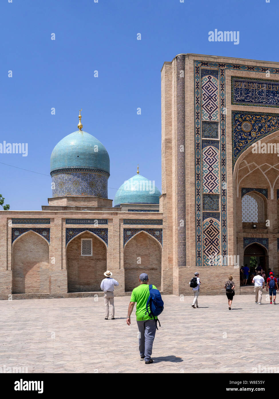Barak Khan à Imam-Square Madrasa As, Tachkent, Ouzbékistan, l'Asie Banque D'Images
