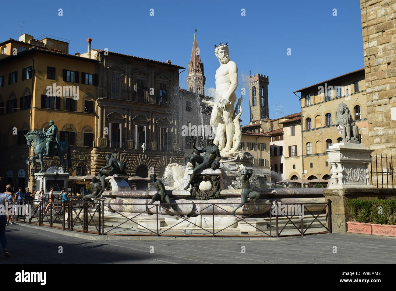 Piazza della Signoria, Florence Banque D'Images
