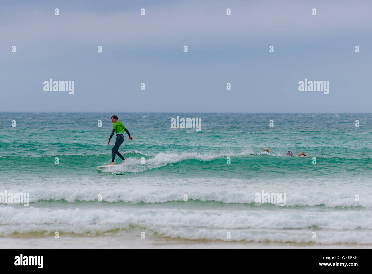 Compétition de Surf Boardmasters 2019 Banque D'Images