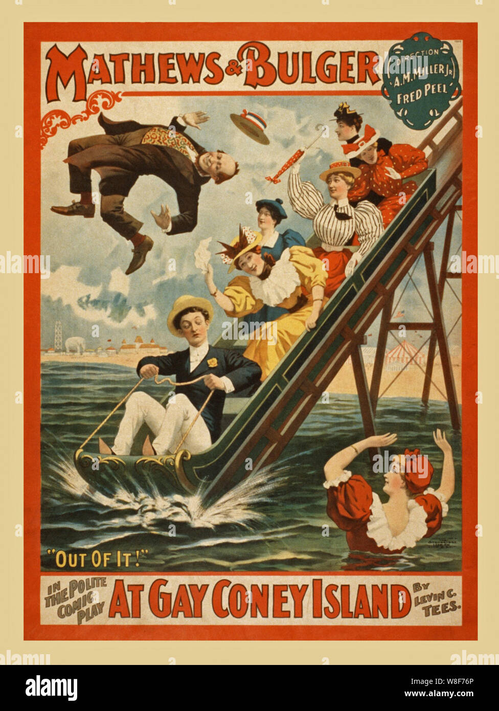 L'art de l'affiche de cirque Banque D'Images