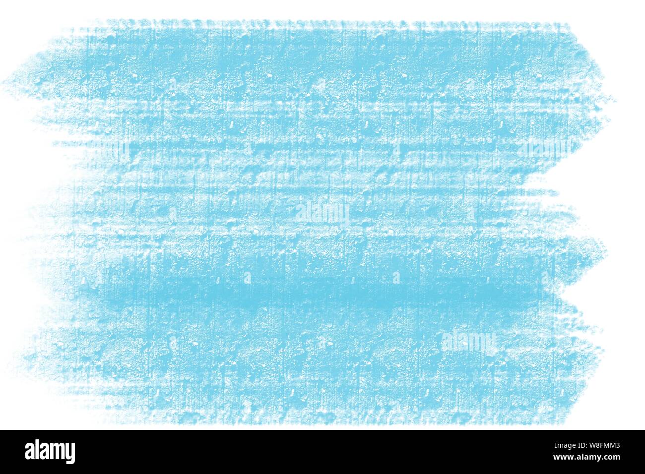 La main bleue coup de pinceau rugueux ciment carreau de mur motif avec marges blanches Banque D'Images