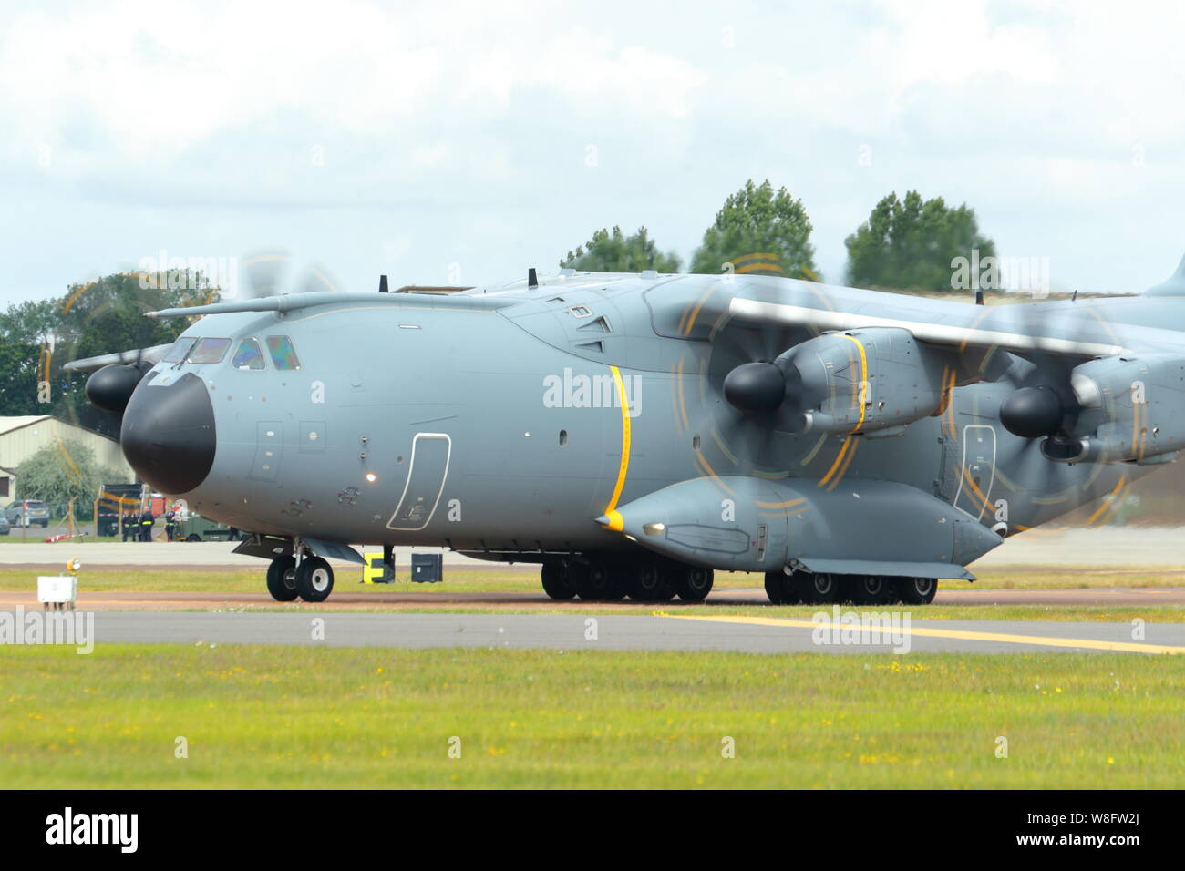 L'espagnol l'Airbus A400M à RIAT 2019 à RAF Fairford, Gloucestershire, Royaume-Uni Banque D'Images