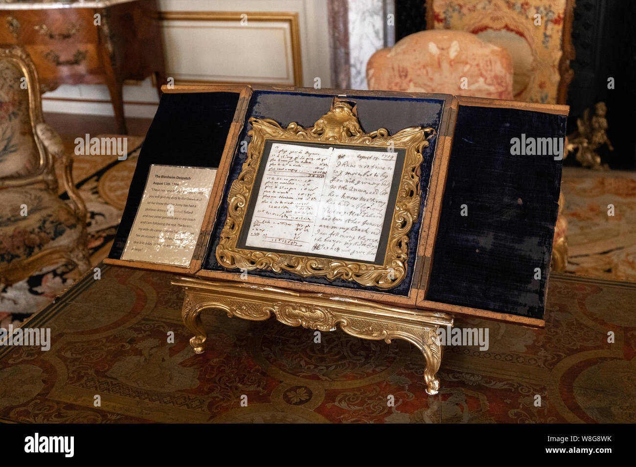 L'expédition de Blenheim, Blenheim Palace Banque D'Images
