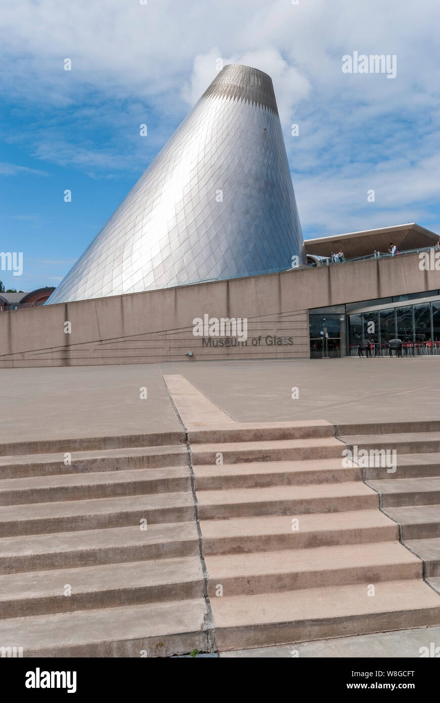 Musée du Verre campus à Tacoma (Washington). Banque D'Images