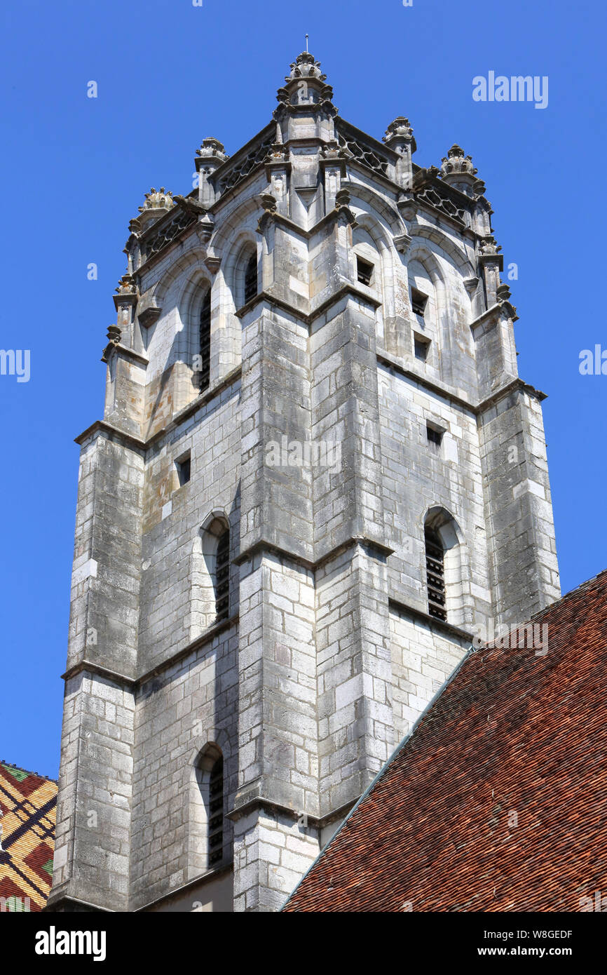 Eglise Saint-Nicolas-de-Tolentin de Brou. Bourg-en-Bresse. / Saint-Nicolas-de-Tolentin église de Brou. Bourg-en-Bresse. Banque D'Images
