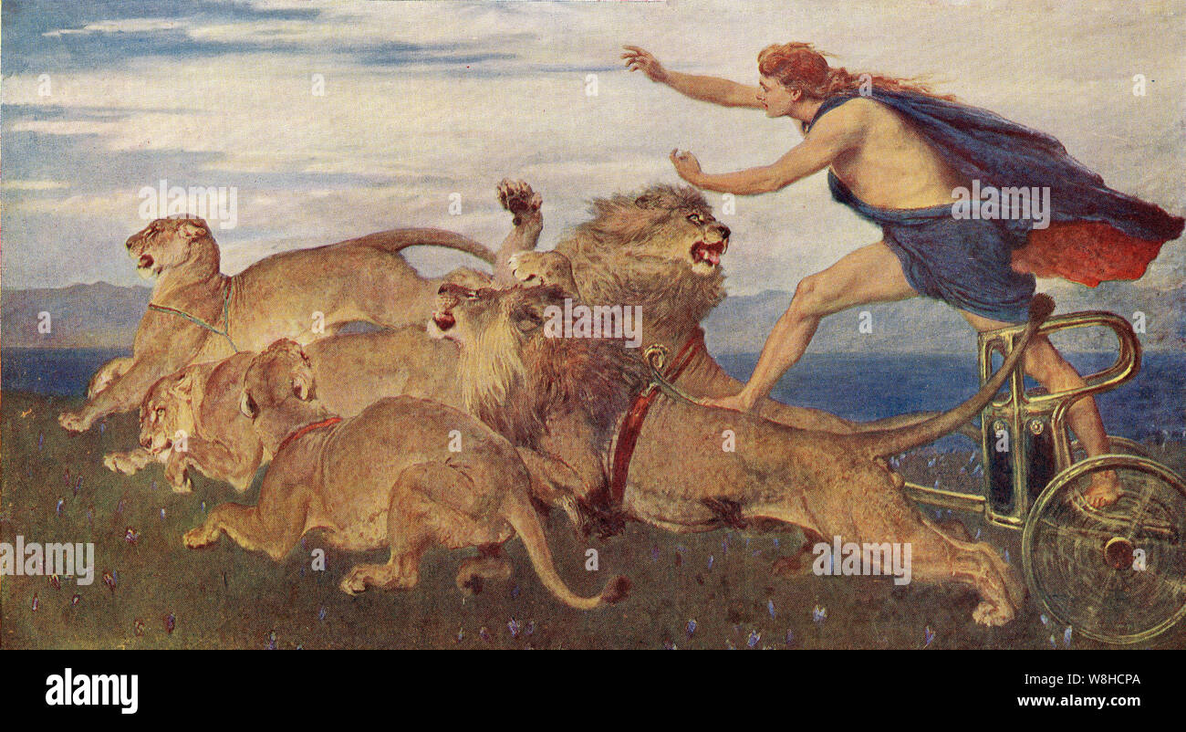 Phoebus Apollo par Briton Riviere Banque D'Images