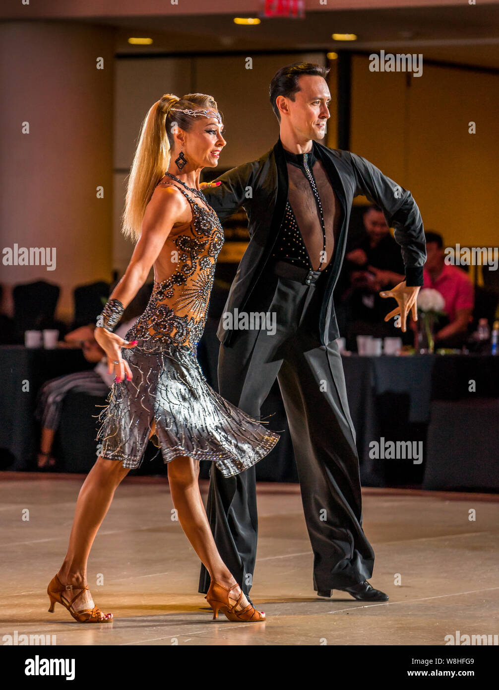 New York, NY USA - Aug 2, 2019. Championnat de Danse à NYC Empire. Banque D'Images
