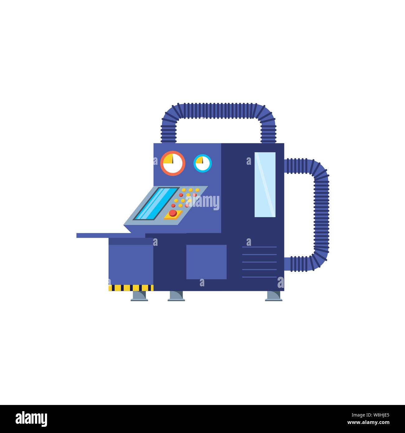 Machine de production industrielle vecteur icône isolé illustration design  Image Vectorielle Stock - Alamy
