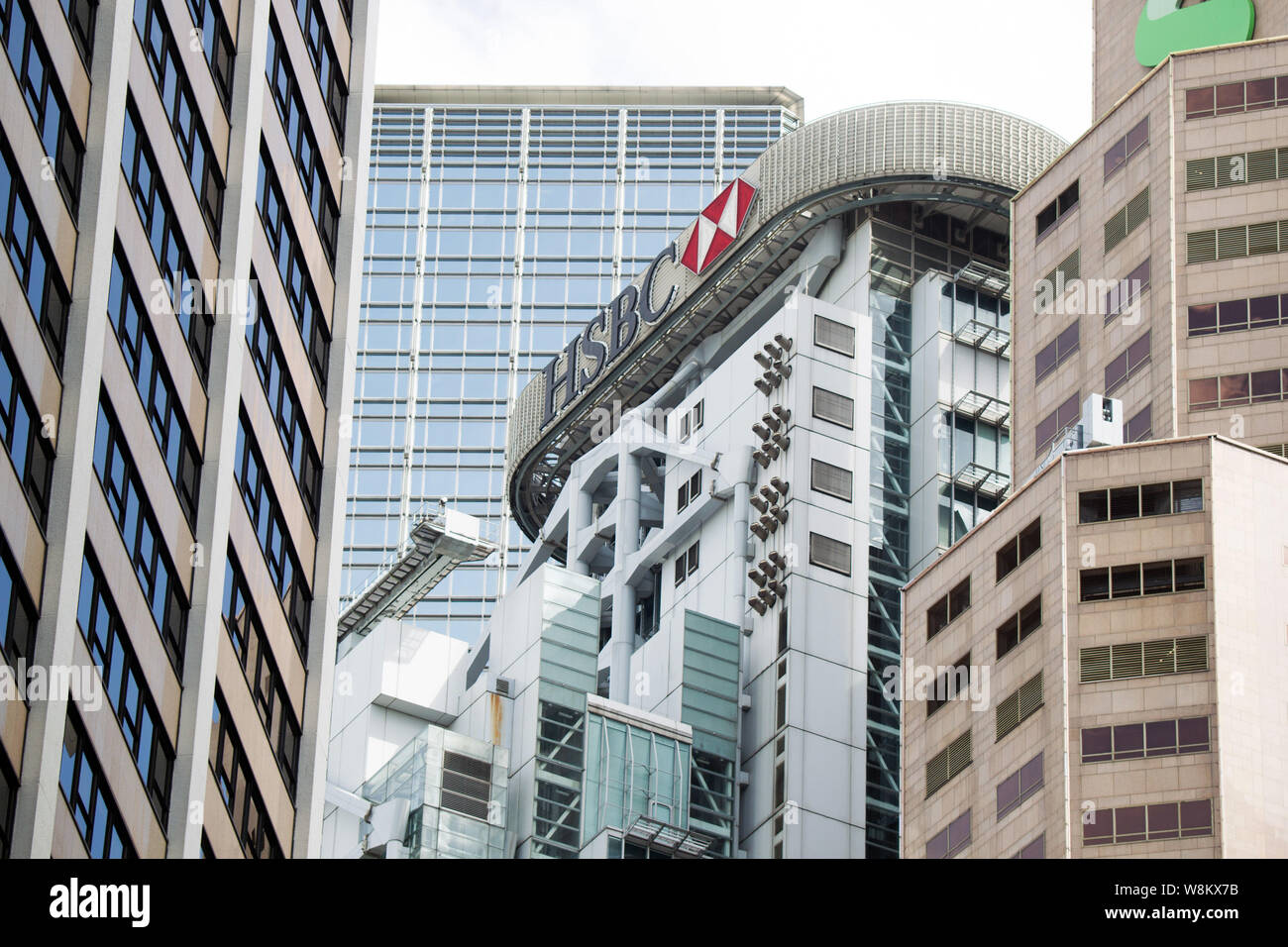 --FILE--une vue sur le bâtiment principal de la HSBC à Hong Kong, Chine, 13 septembre 2014. La décision de HSBC à rester à Londres plutôt que de bâtons à Ho Banque D'Images