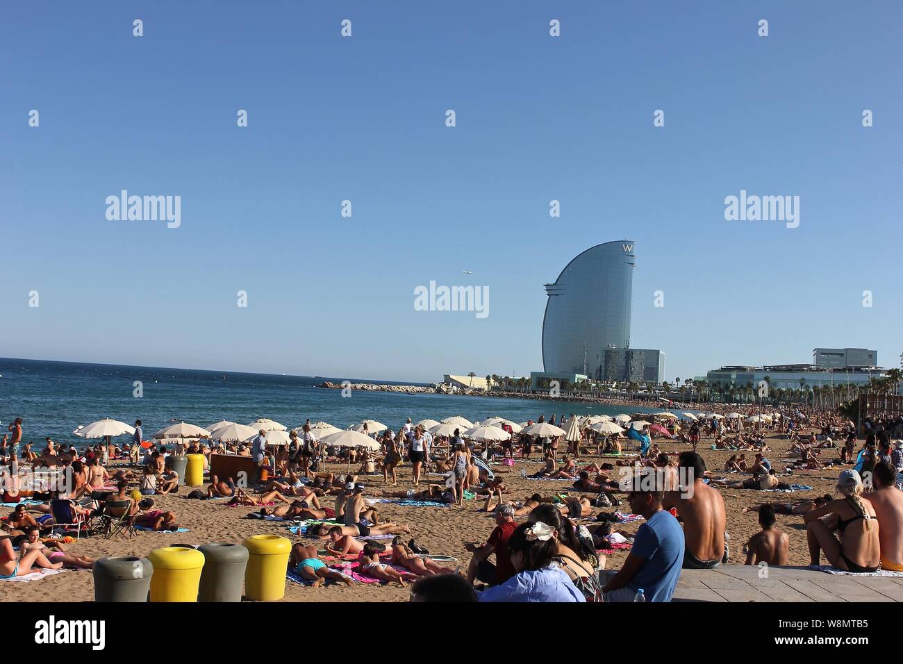 Barcelone Espagne Plages , plus belles plages de Barcelone Espagne Photo Stock Alamy