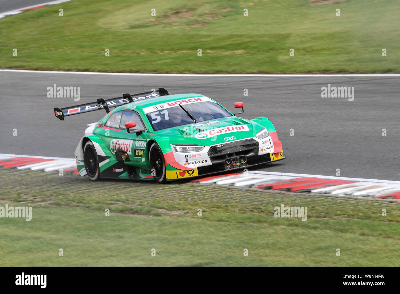 HKENT, Royaume-Uni. 10 août, 2019. Nico Müller (Audi Sport Team ABT Sportsline) en course DTM DTM allemand pendant 1 (voitures de tourisme) et la série W à Brands Hatch Circuit GP le Samedi, Août 10, 2019 dans le Kent, Angleterre. Credit : Taka G Wu/Alamy Live News Banque D'Images