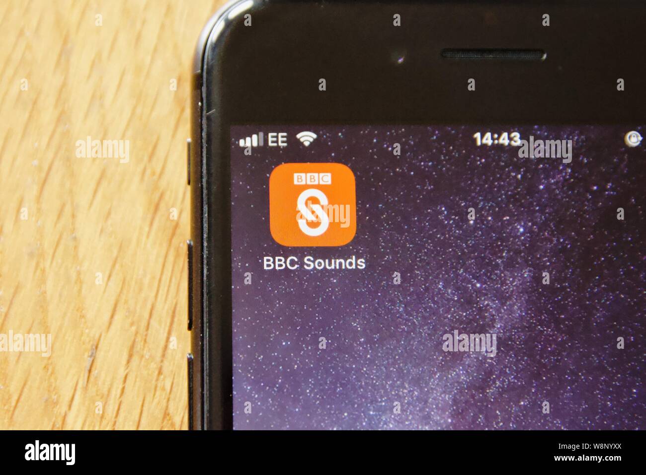 Sons de la BBC est un service de téléchargement et de streaming audio, podcasts pour BBC et radio Banque D'Images