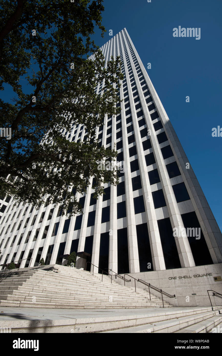 Bâtiment Shell. Un obus Square. New Orleans Banque D'Images