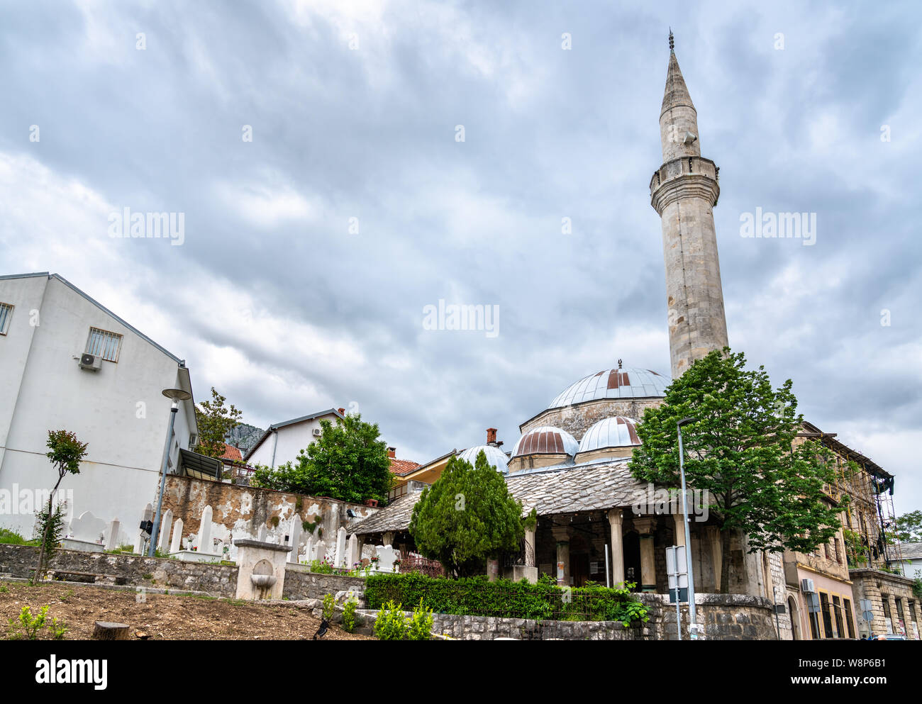 Koski Mehmed Pacha Mosquée à Mostar, Bosnie-Herzégovine Banque D'Images