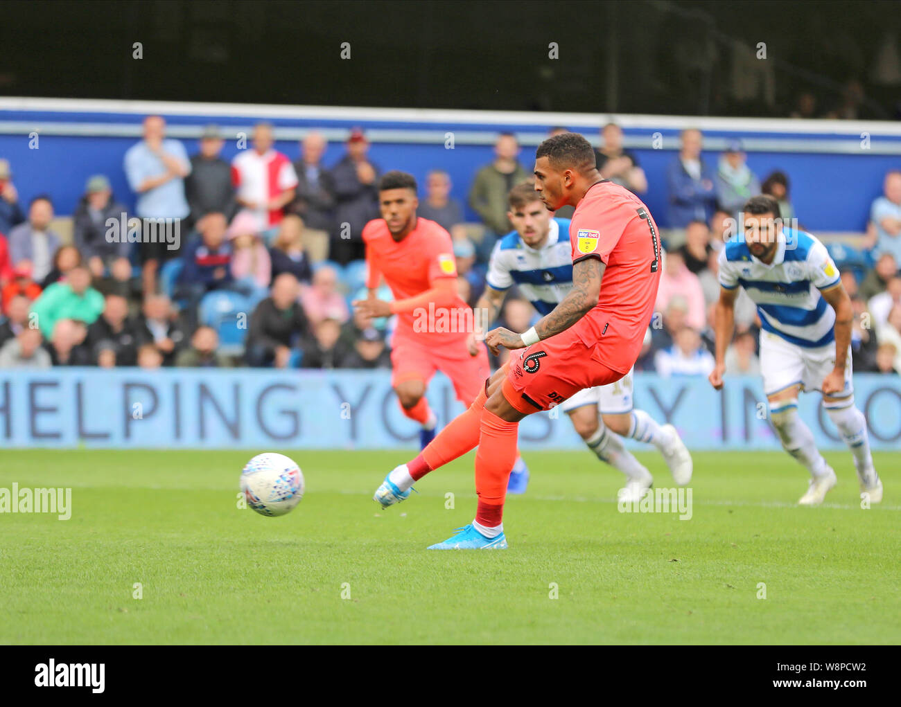 Photo Shibu PremanAHPIX LTD, Football, Sky Bet Championship, Queens Park Rangers v Huddersfield Town, Loftus Road, London UK, 10/08/19, 15h00 K.O Hud Banque D'Images