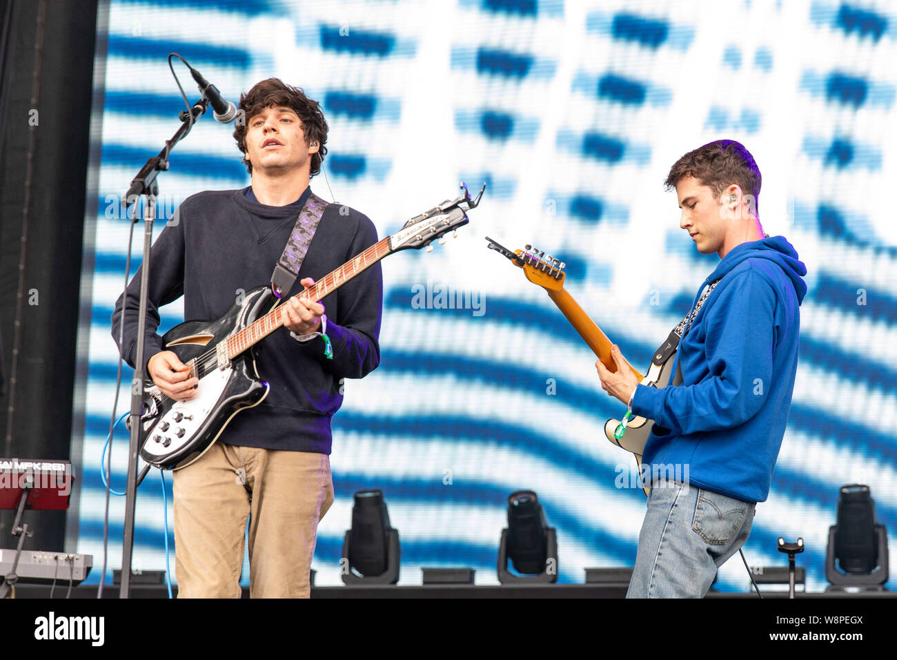 10 août 2019, San Francisco, Californie, États-Unis : PRESTON COLE ET DYLAN MINNETTE des Bauges au cours de l'extérieur (Festival de musique au Golden Gate Park de San Francisco, Californie (Image Crédit : © Daniel DeSlover/Zuma sur le fil) Banque D'Images