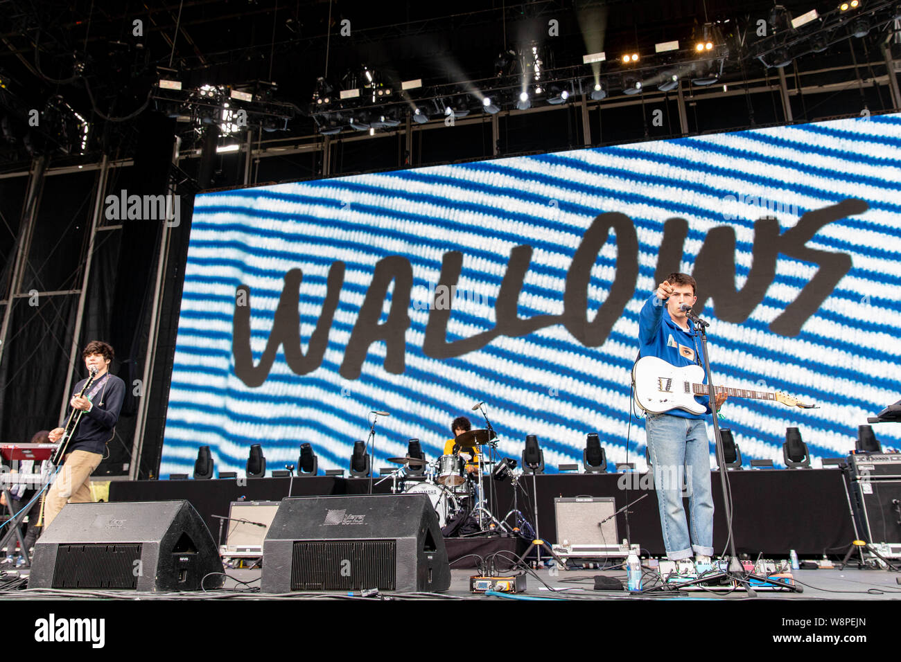 10 août 2019, San Francisco, Californie, États-Unis : PRESTON COLE ET DYLAN MINNETTE des Bauges au cours de l'extérieur (Festival de musique au Golden Gate Park de San Francisco, Californie (Image Crédit : © Daniel DeSlover/Zuma sur le fil) Banque D'Images