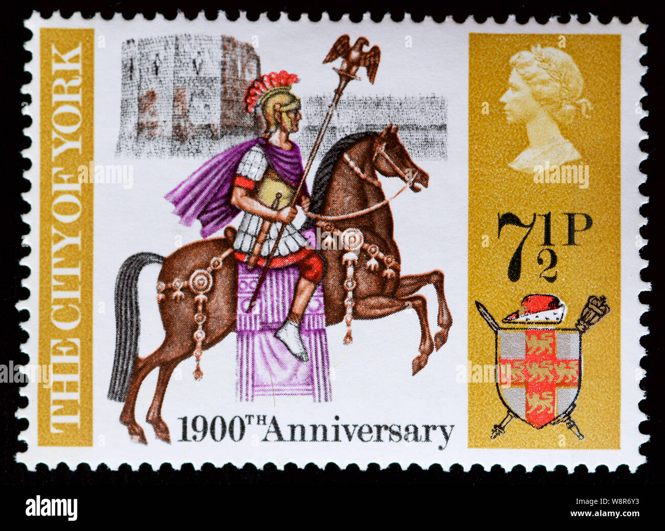 Timbre Grande Bretagne 1900e Anniversaire De La Ville De York Photo Stock Alamy