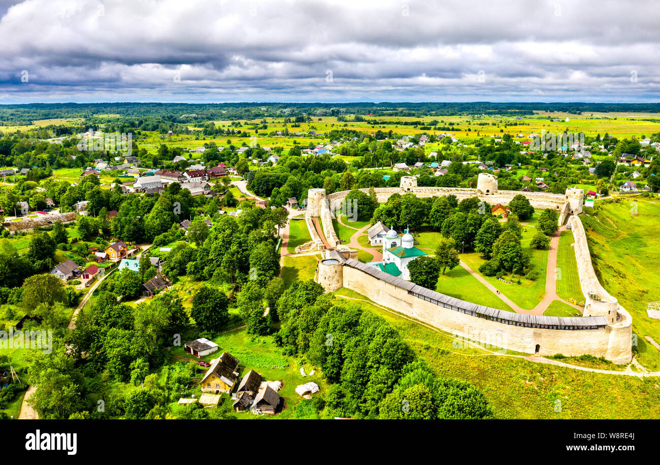 Izborsk Forteresse dans l'oblast de Pskov de Russie Banque D'Images