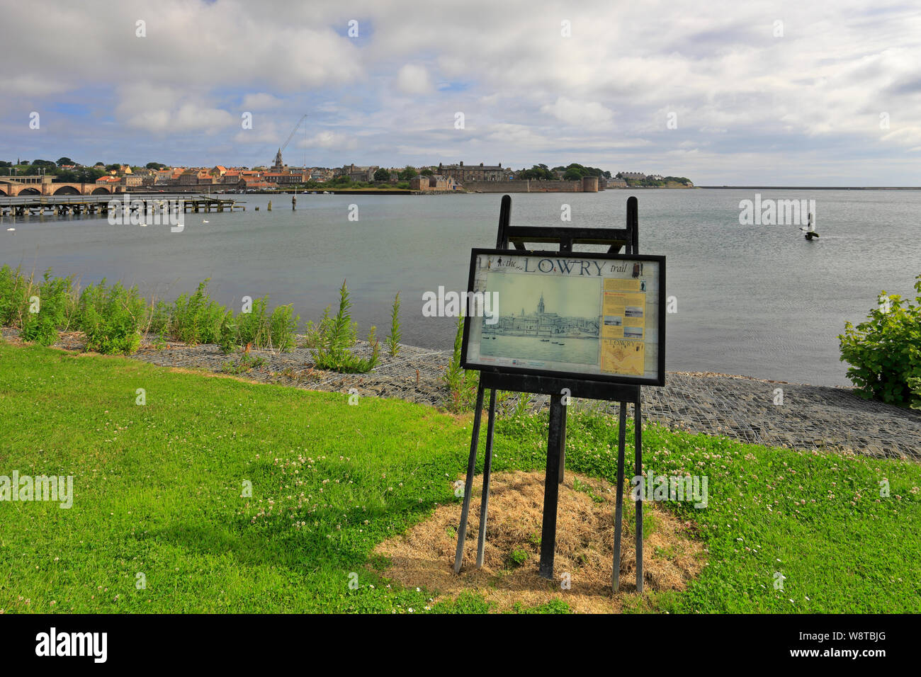 Carnforth et Lowry Trail de bord de Tweedmouth partie du Lowry Trail, Weymouth, Dorset, Angleterre, Royaume-Uni. Banque D'Images