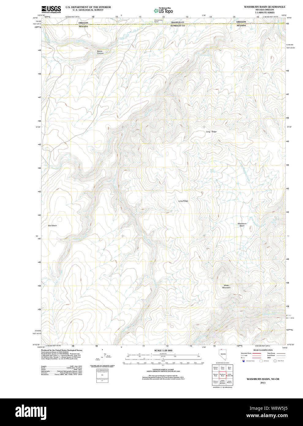 Carte de washburn Banque de photographies et d’images à haute