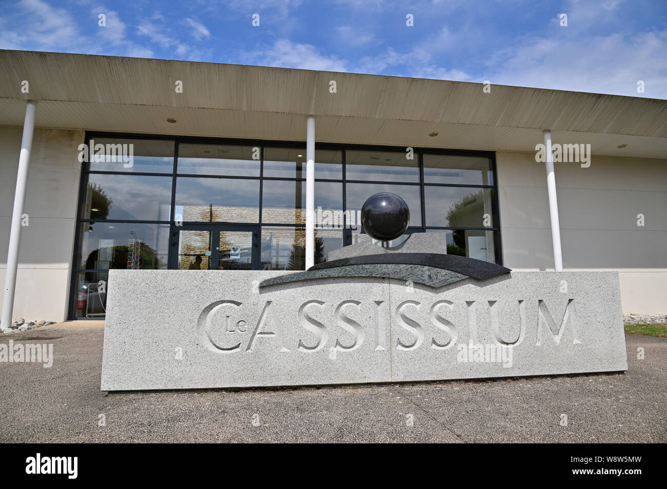 Le Cassis du Cassissium (usine) musée et Vedrenne, Nuits-Saint-Georges (Beaune) FR Banque D'Images