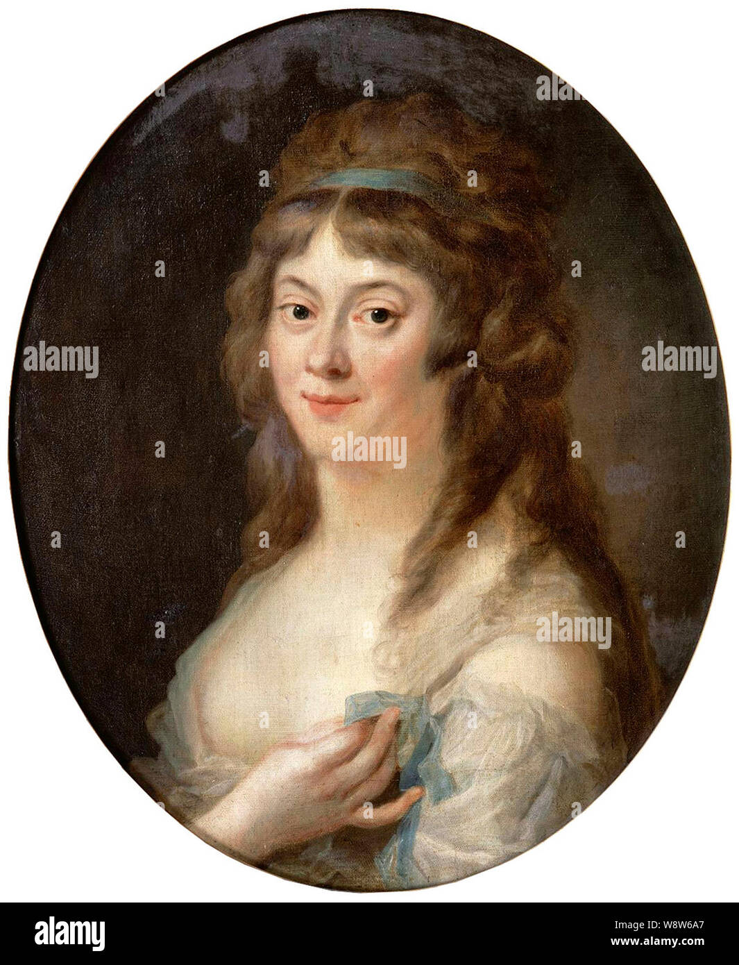 Madame Roland - Johann Julius Heinsius, 1792 Banque D'Images