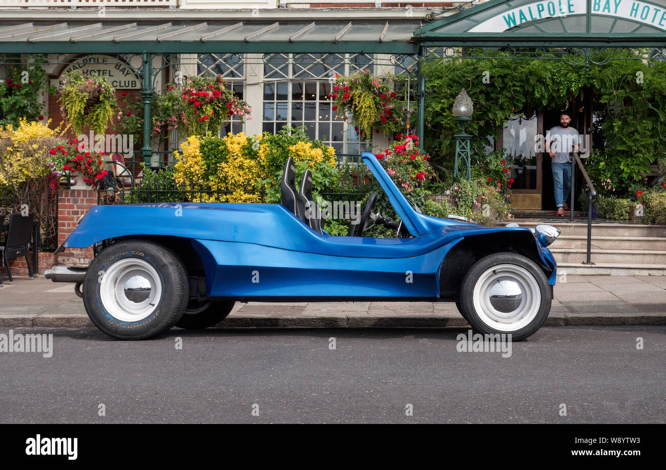 Plage VW Buggy Banque D'Images