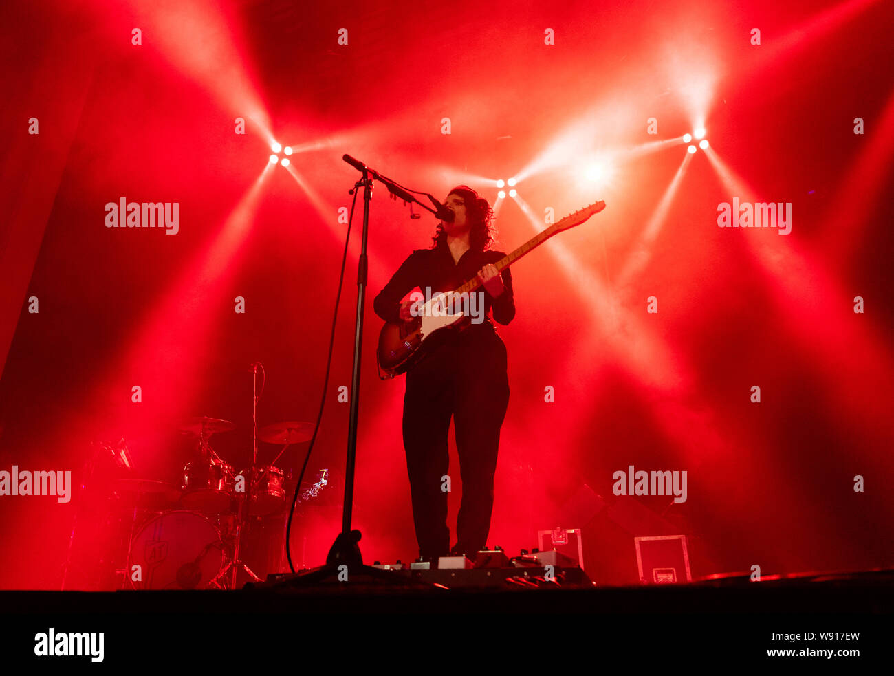 Edinburgh, Ecosse, Royaume-Uni. 11 août 2019. Anna Calvi jouant à Leith Théâtre pendant le Festival International d'Édimbourg, Écosse, Royaume-Uni.Crédit ; Iain Masterton/Alamy Live News Banque D'Images