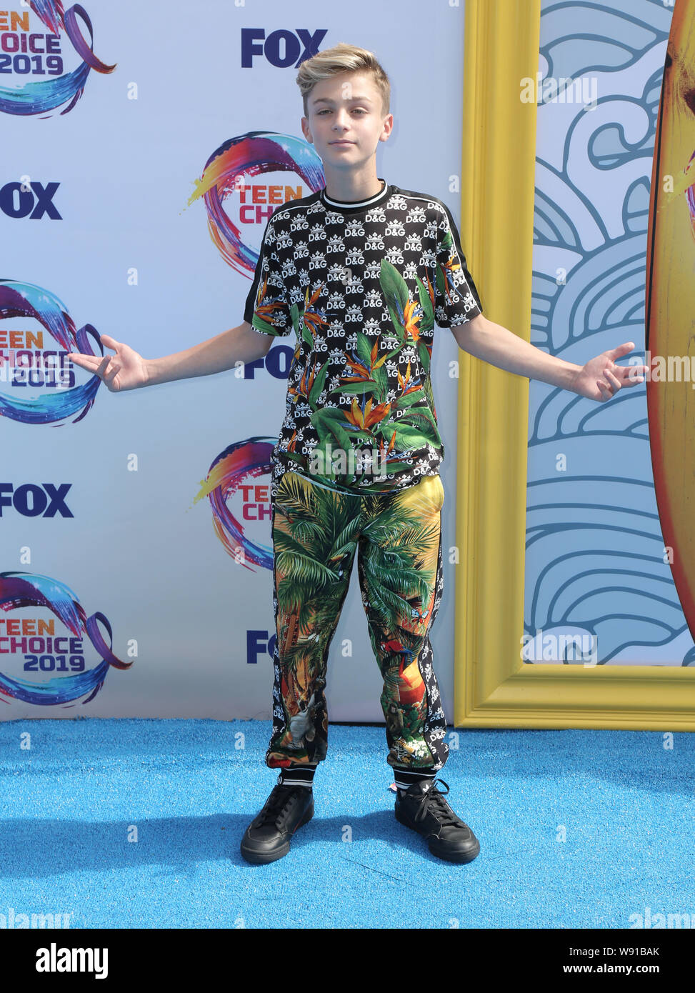 11 août 2019, Hermosa Beach, CA, USA : 11 août 2019 - Hermosa Beach, Californie - Avi Angel. FOX's Teen Choice Awards 2019 tenue à Hermosa Beach Pier. Crédit photo : PMA/AdMedia (crédit Image : © PMA/AdMedia via Zuma sur le fil) Banque D'Images